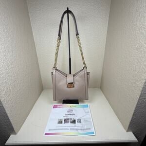 Michael Kors Tan Crossbody Bag with Gold Chain